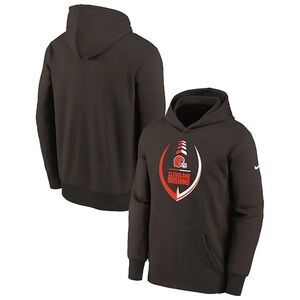 Nike Cleveland Browns Icon Performance Pullover Hoodie, Size XL